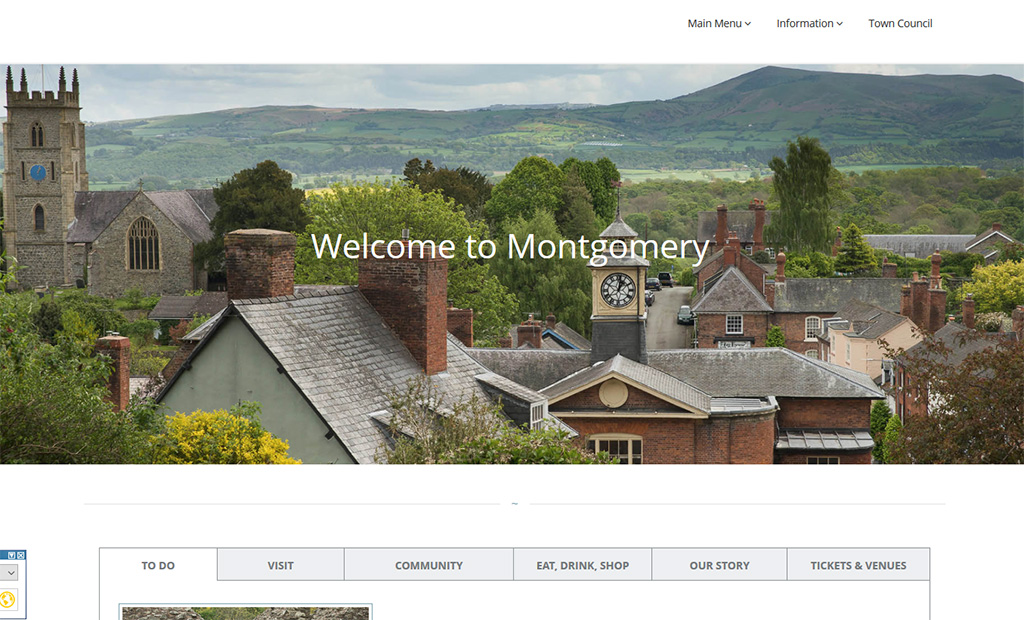Montgomery Wales Website Design